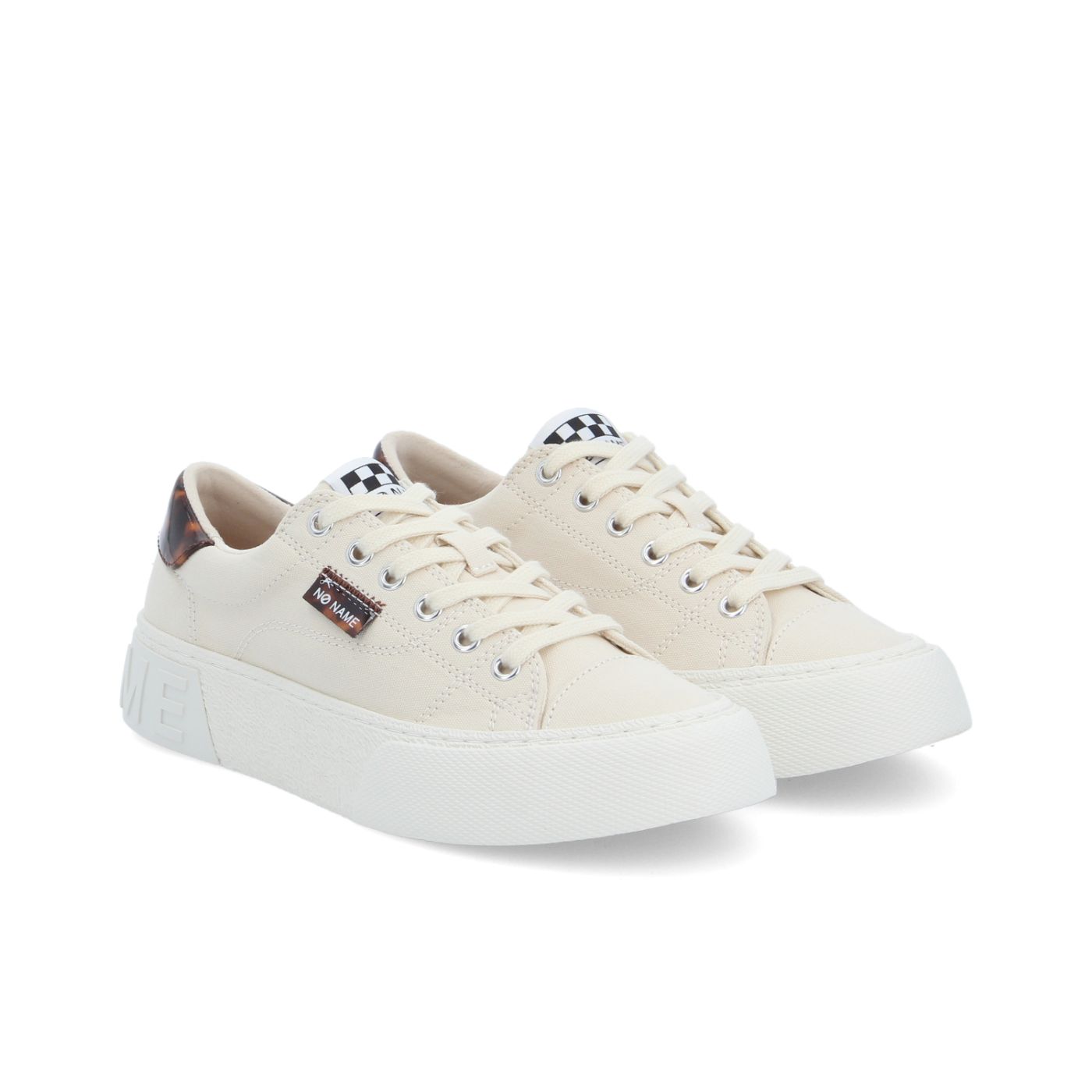 RESET SNEAKER W - CANVAS/ECAILLE - BEIGE/AMBRA